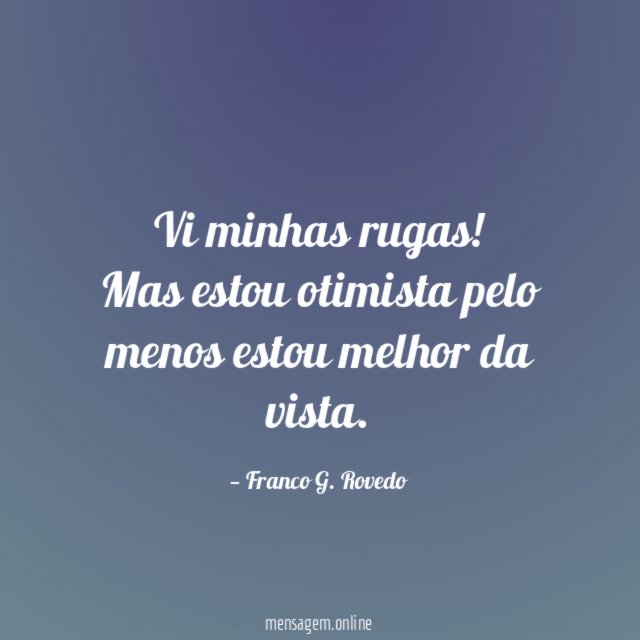 Vi minhas rugas