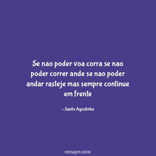se nao poder voa corra se nao poder