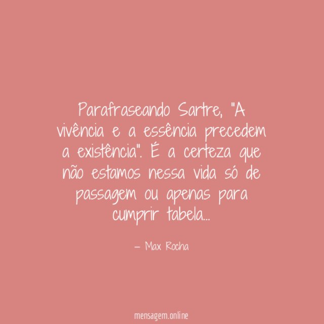 Parafraseando Sartre