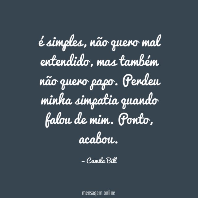 é simples
