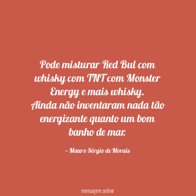 Pode misturar Red Bul com whisky com TNT
