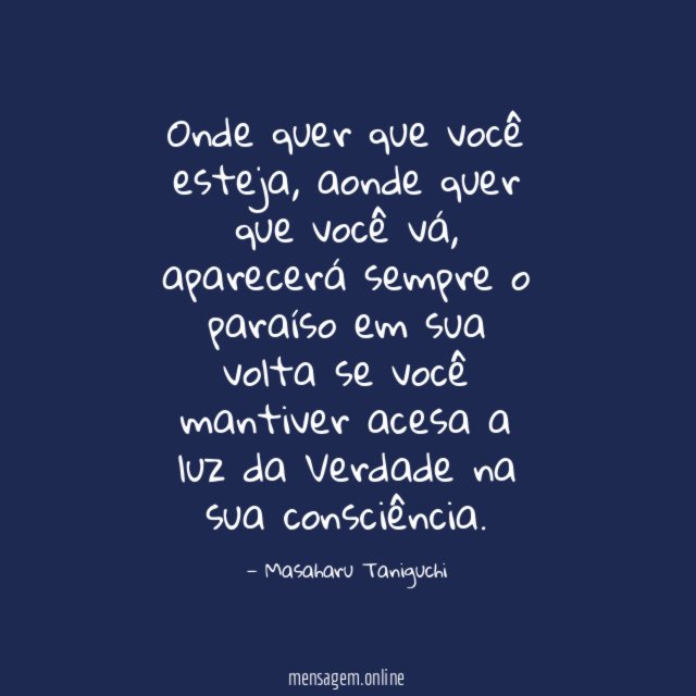 Onde quer que você esteja