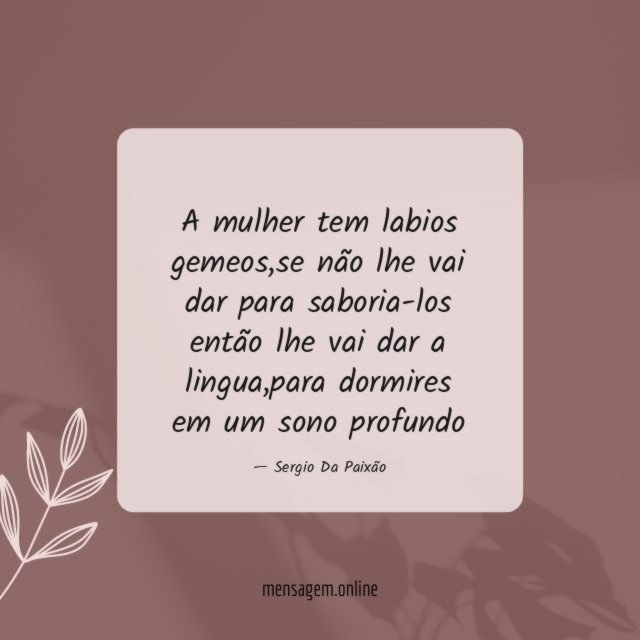 A mulher tem labios gemeos