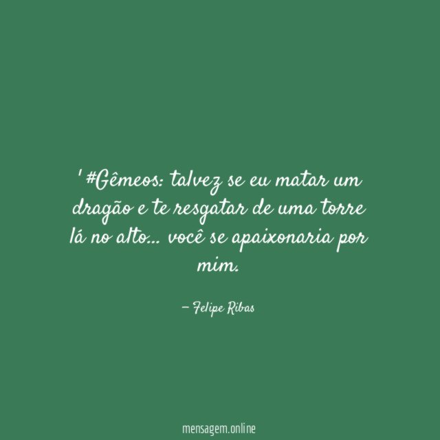 #Gêmeos