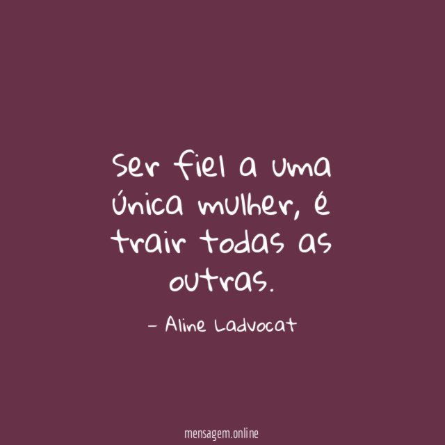 Ser fiel a uma única mulher