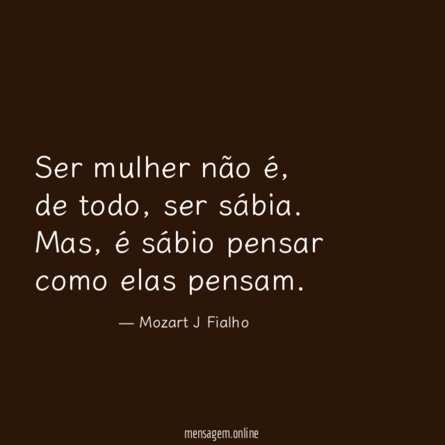 Ser mulher não é