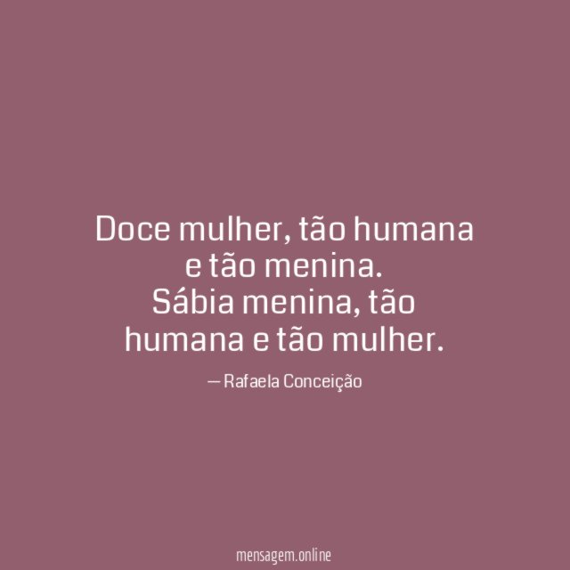 Doce mulher