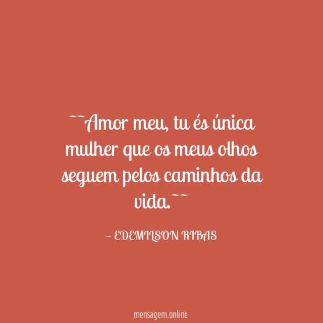 ~~Amor meu