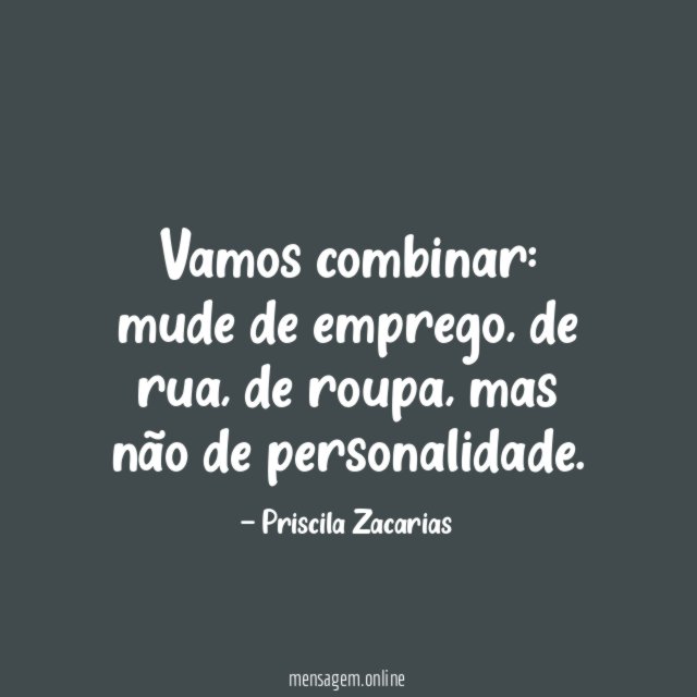 Vamos combinar
