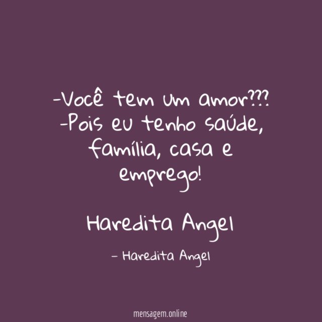 Você tem um amor