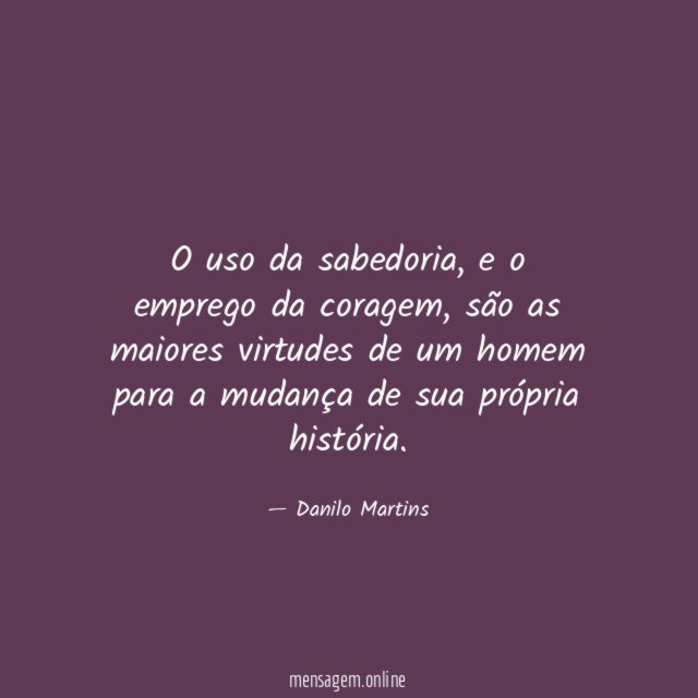 O uso da sabedoria