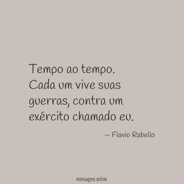 Tempo ao tempo
