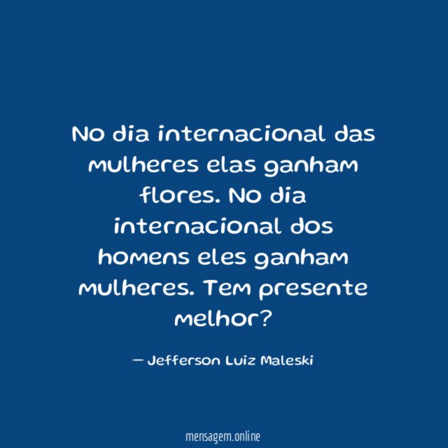 No dia internacional das mulheres elas ganham flores