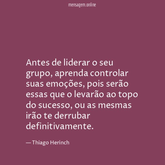 Antes de liderar o seu grupo