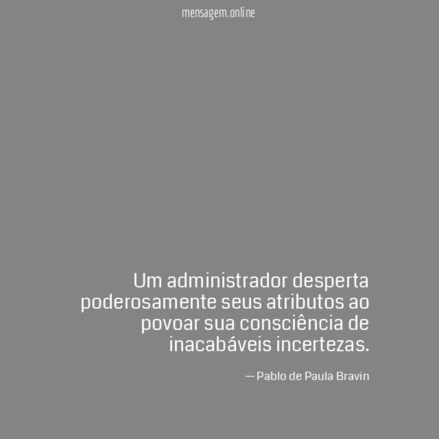 Um administrador desperta poderosamente seus atributos ao povoar