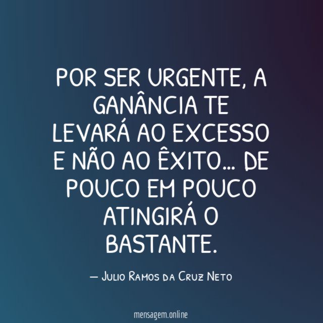 Por ser urgente
