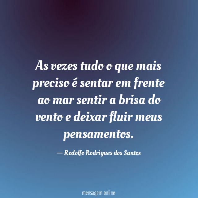As vezes tudo o que mais preciso é
