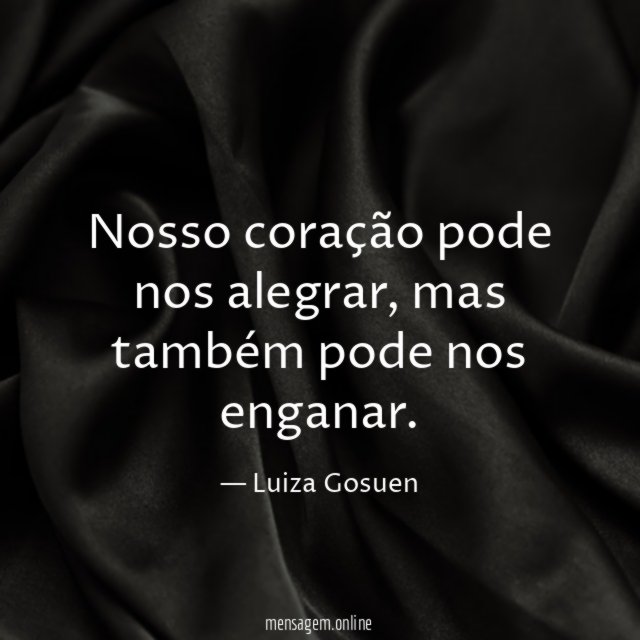 Nosso coração pode nos alegrar