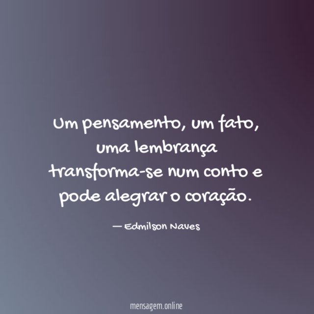 Um pensamento
