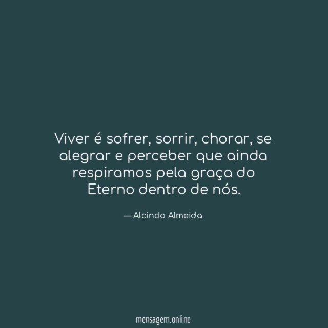 Viver é sofrer