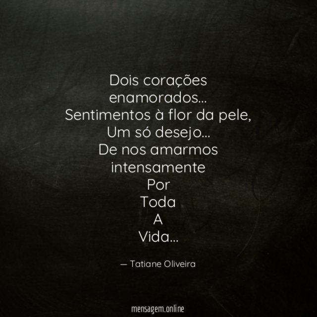 Dois corações enamorados