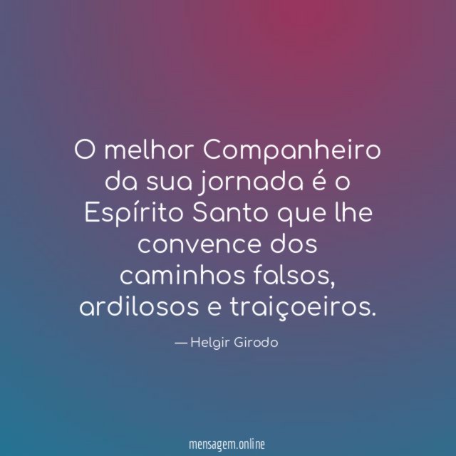 O melhor Companheiro da sua jornada é