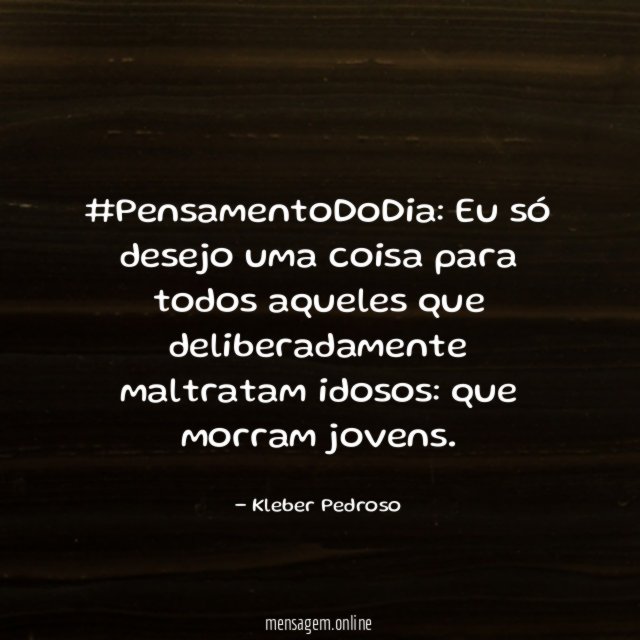 #PensamentoDoDia