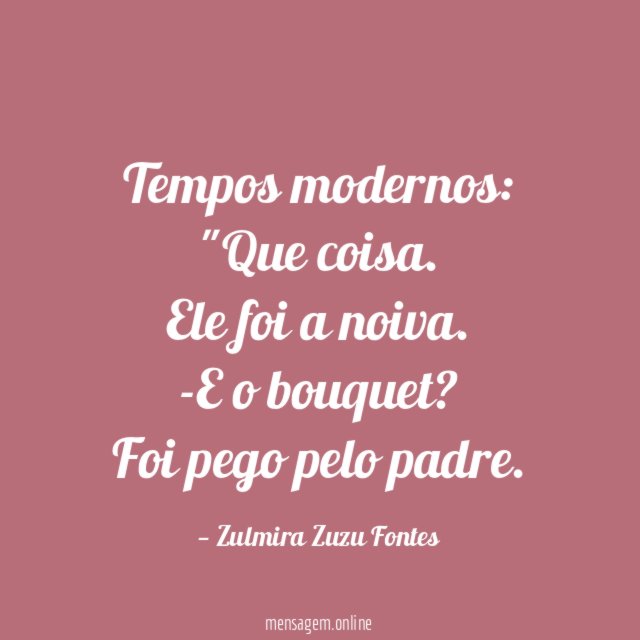 Tempos modernos: