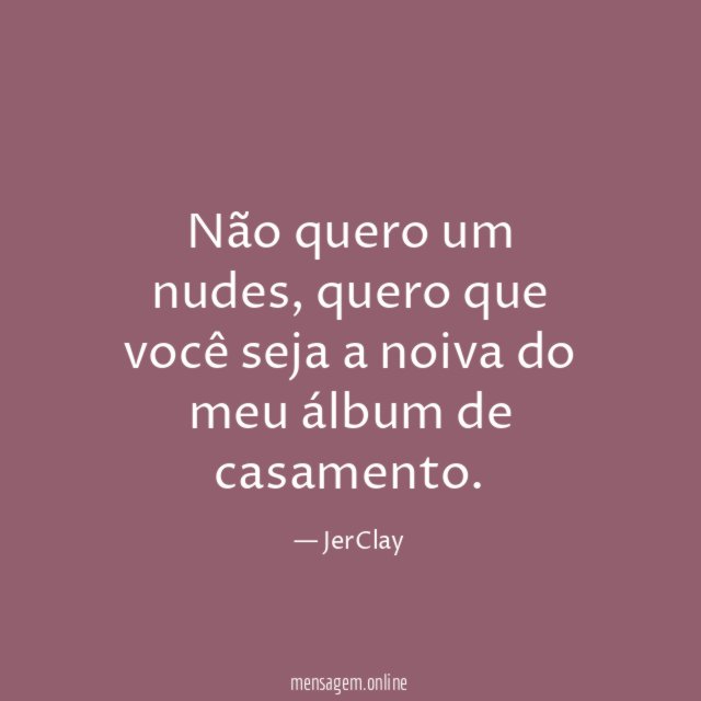 Não quero um nudes