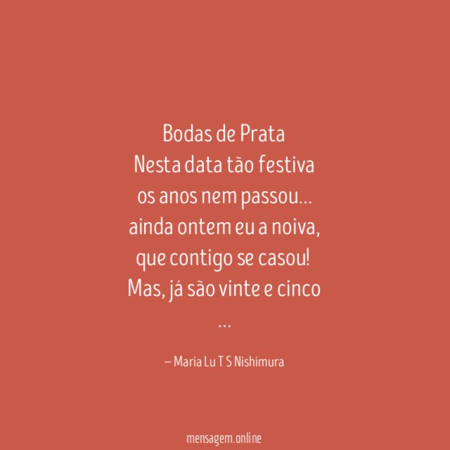 Bodas de Prata