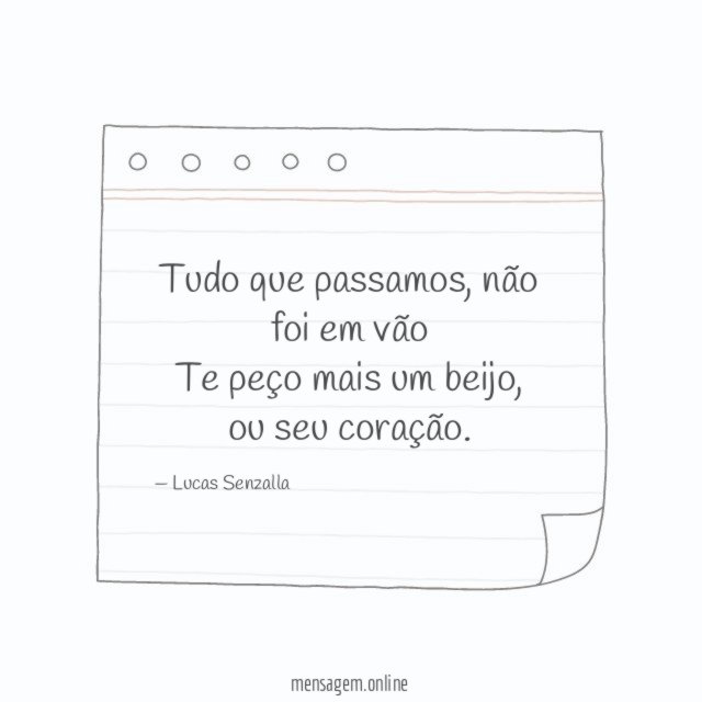 Tudo que passamos