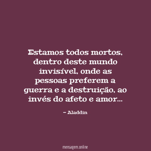 Estamos todos mortos