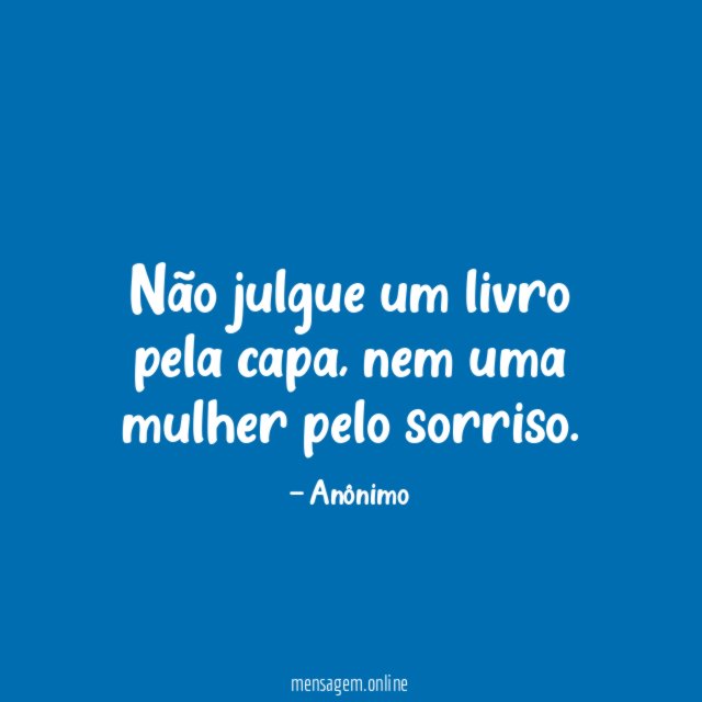 Não julgue um livro pela capa