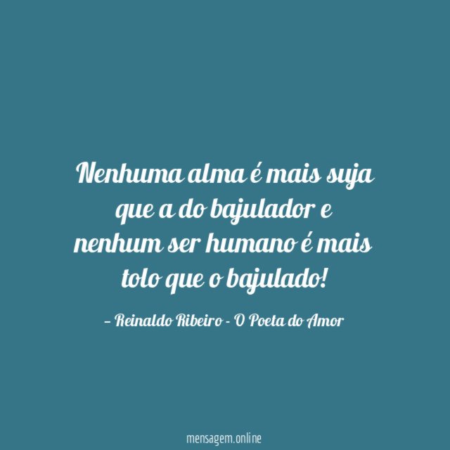 Nenhuma alma é mais suja que a do