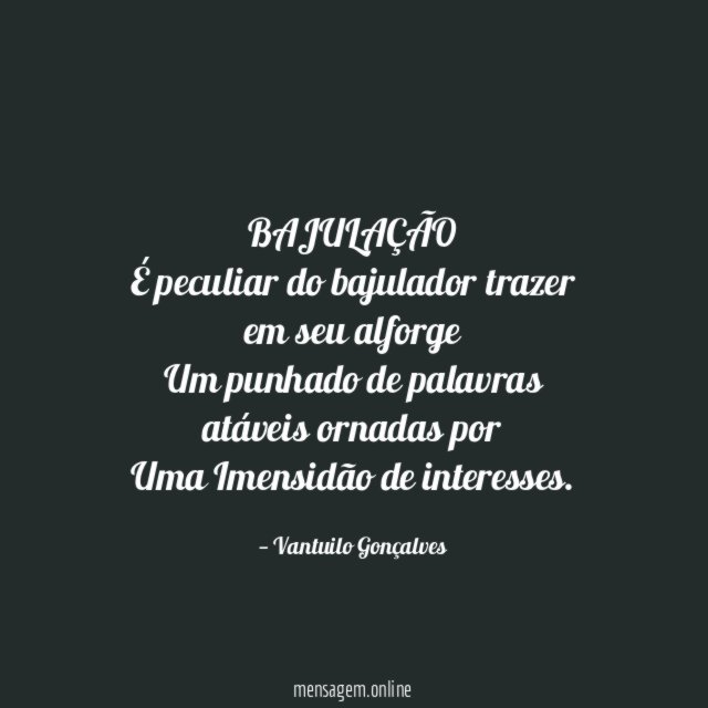 BAJULAÇÃO