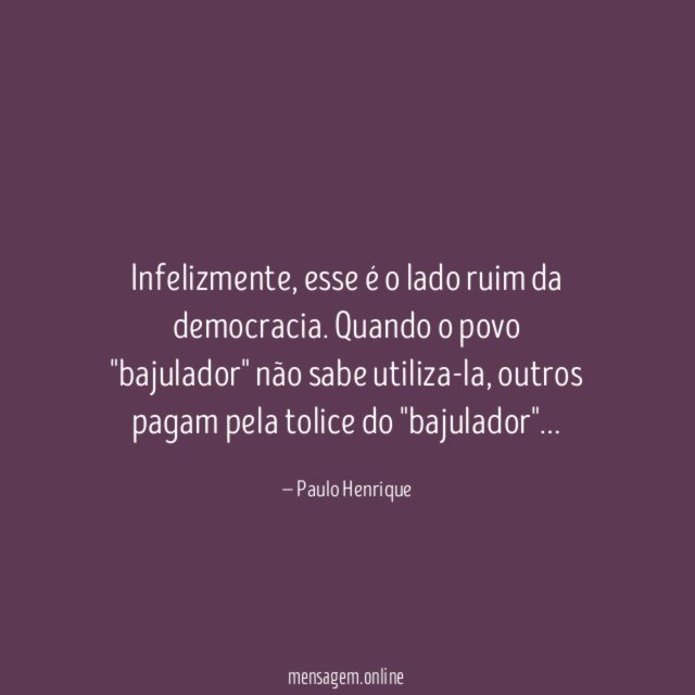 Infelizmente