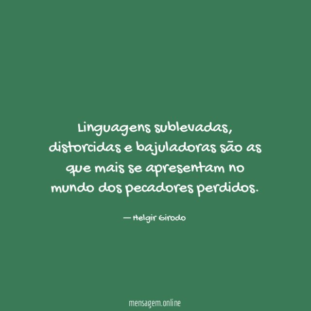 Linguagens sublevadas
