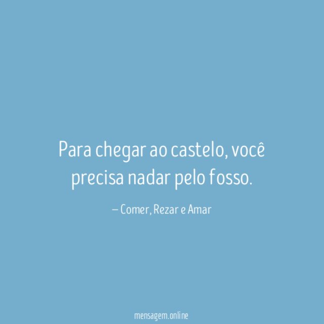 Para chegar ao castelo