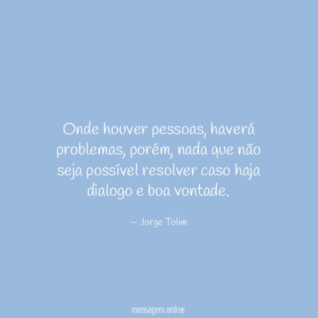 Onde houver pessoas