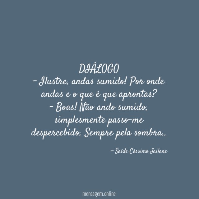 DIÁLOGO