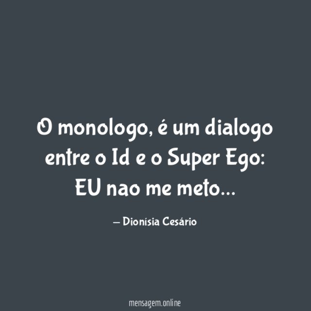 O monologo