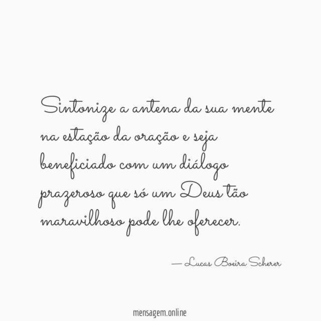 Sintonize a antena da sua mente na estação