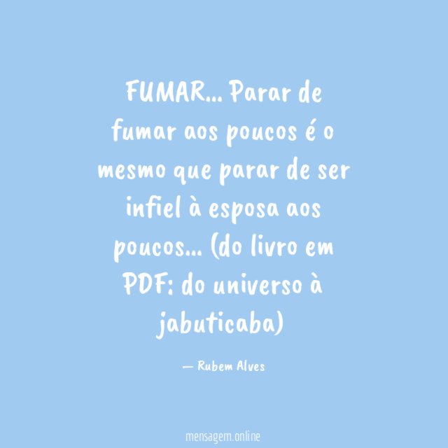 FUMAR…