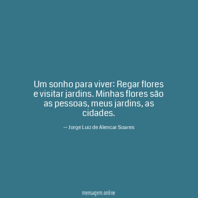 Um sonho para viver