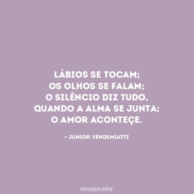 Lábios se tocam