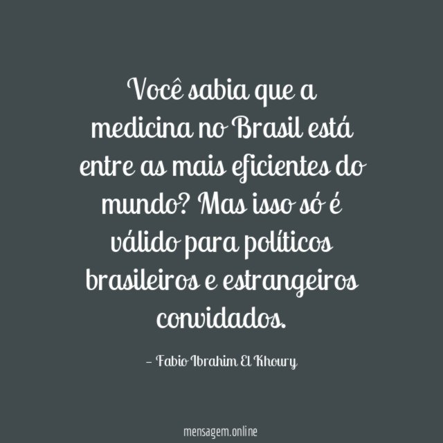Você sabia que a medicina no Brasil está