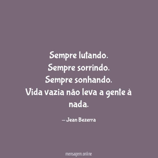 Sempre lutando