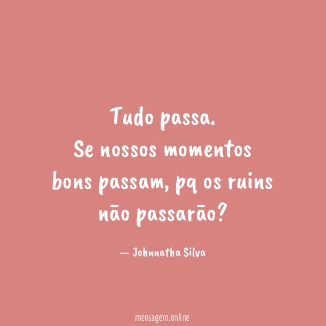 Tudo passa