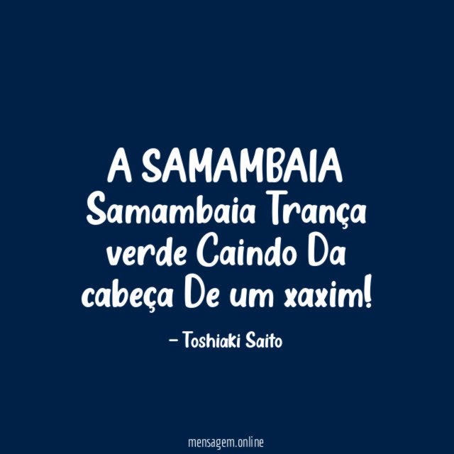 A SAMAMBAIA