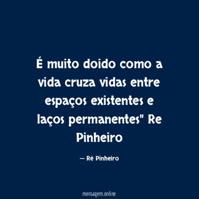 É muito doido como a vida cruza